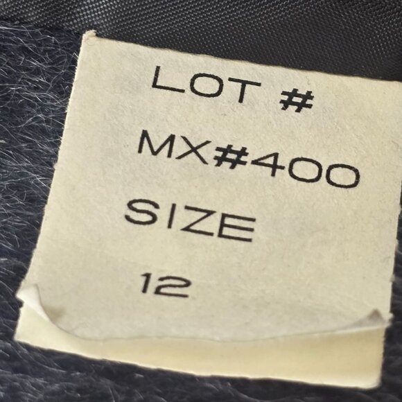 Stephanie Mathews Vintage Womens Size 12 Gray Wool & Mohair Blend Long Coat - Picture 5 of 10